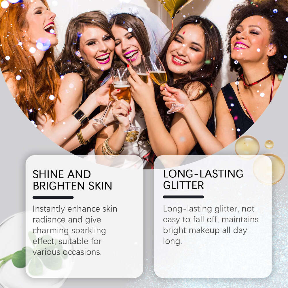 EELHOE Body Highlight Spray Natural 3D Long-lasting Brightening Glitter S260130