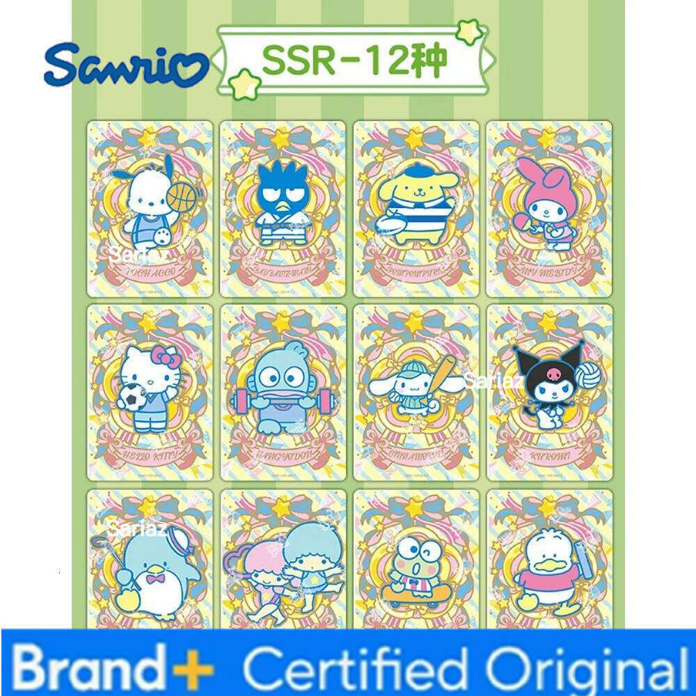 Sanrio KAYOU Genuine Collection Hello Kitty Cinnamoroll Pochacco Cartoon Colorful Shopping Cards Children's Birthday Gifts H2601301