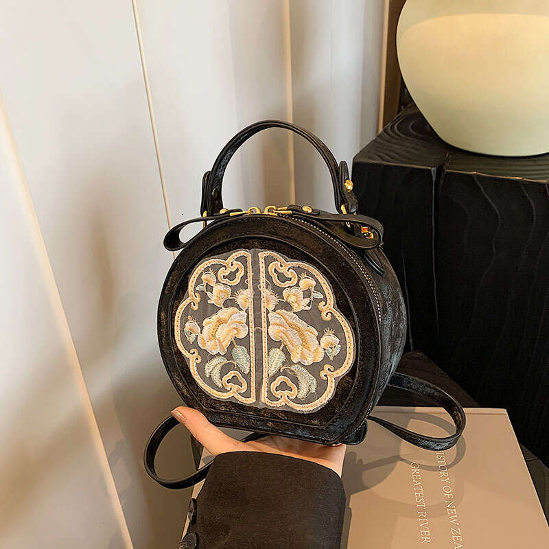 Trendy Small For Women 2025 New Fashionable Versatile Crossbody Summer Exquisite Handheld Round Bags SHANGFANNI