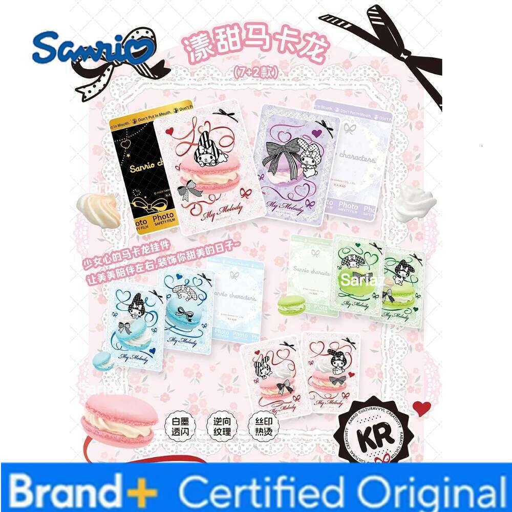 Sanrio Original Kabao Collection Japanese Cartoon Star Character Floral Luck Series Polaroid Cards Fans Favorite Toy Gifts H260130
