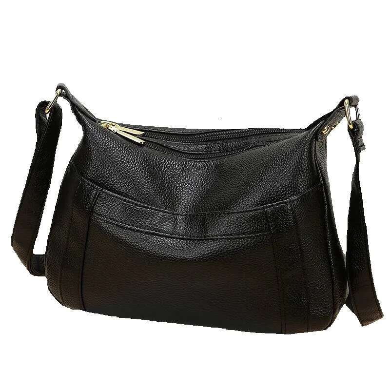 Genuine Leather High Quality Women Tote Bag Luxury Soft Cowhide Ladies Shoulder Crossbody Bags Fashion Handbag Female Sac