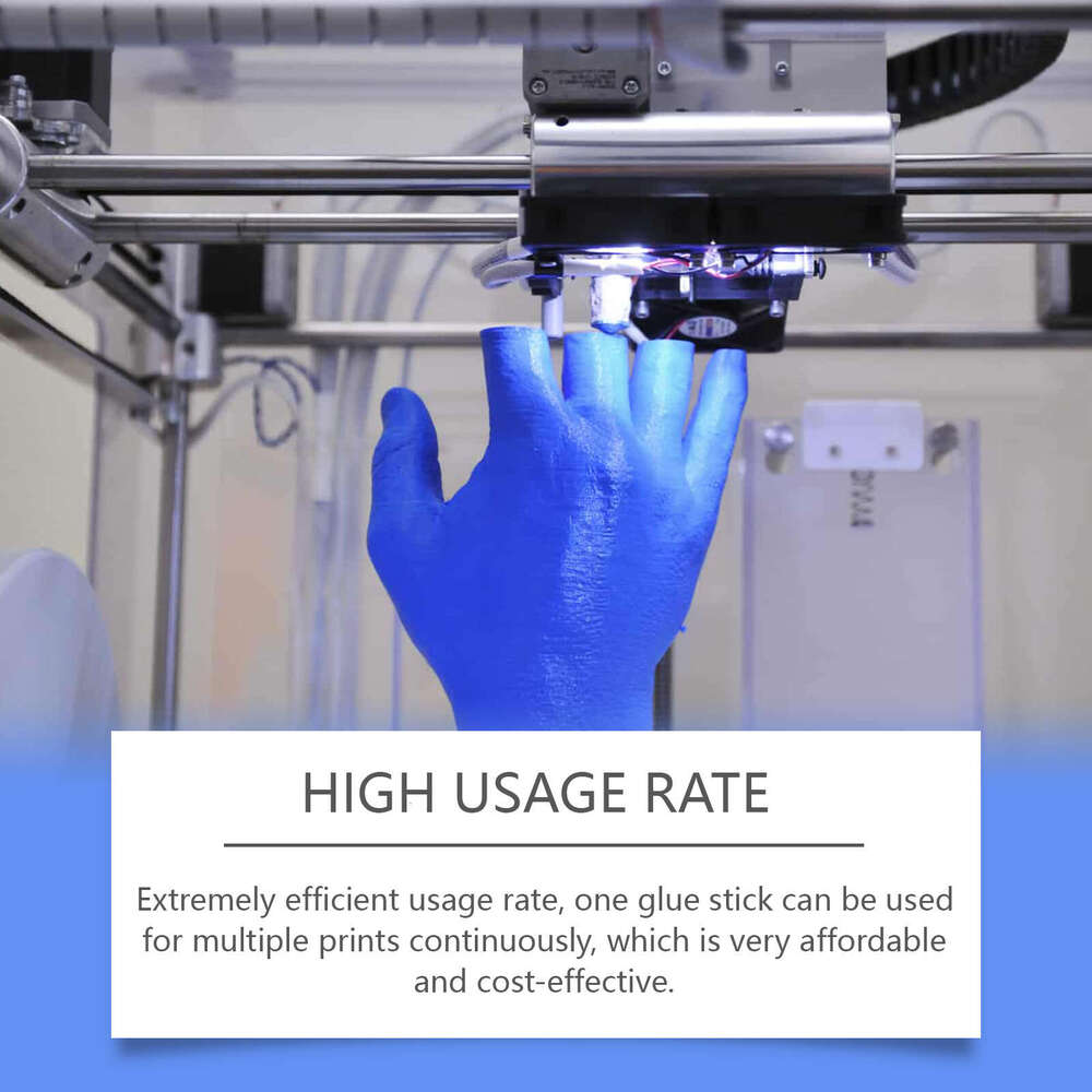 Jakehoe Printer Multi-functional 3D Printing Glue Stick Easy to Clean Suitable for Various Hot Bed Materials S260130