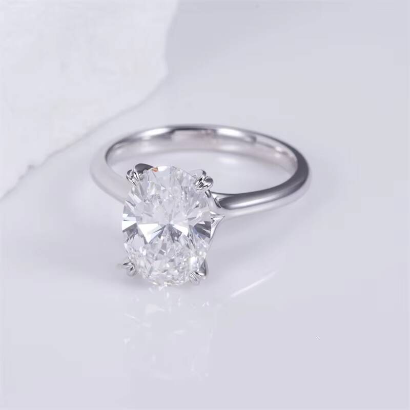 MSR-1480 IGI Certified Engagement Ring Jewelry 24CT E VVS1 14k Gold Oval Cut Lab Grown Diamond Ring
