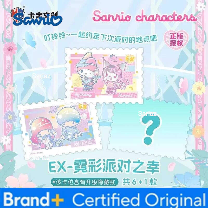 Sanrio Family Polaroid Cards Heartbeat Wink Life Diary HelloKitty My Melody Pink Cute Collection Card Toys Gifts H2601301