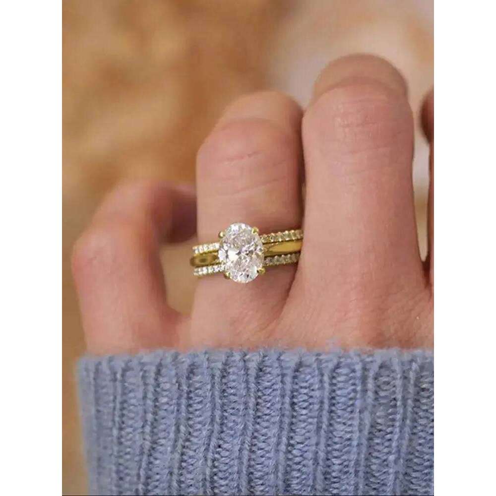 925 Sterling Silver Gorgeous Classic Shining Zircon Ring For Women Wedding Prom Party Luxury Fashion High Quality Fine Jewelry XJ260130