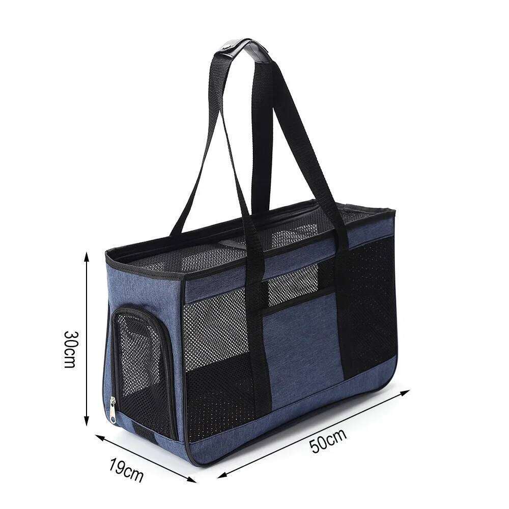 Carrier Soft Side Backpack Cat Carriers Dog Bags Collapsible Travel Pet Outing Bag 26H0130