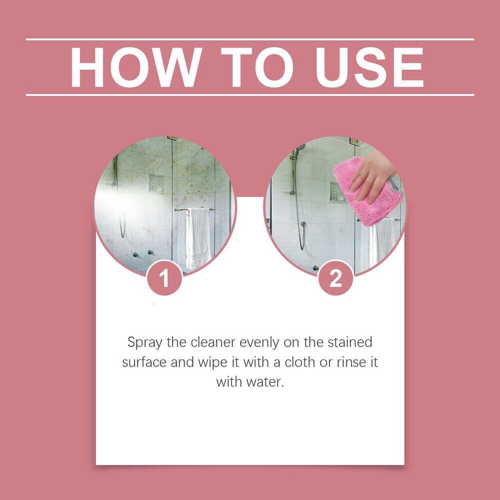 Jue-Fish Remover Bathroom Glass Door Bathtub Tile Stain Water Scale Cleaner S260130