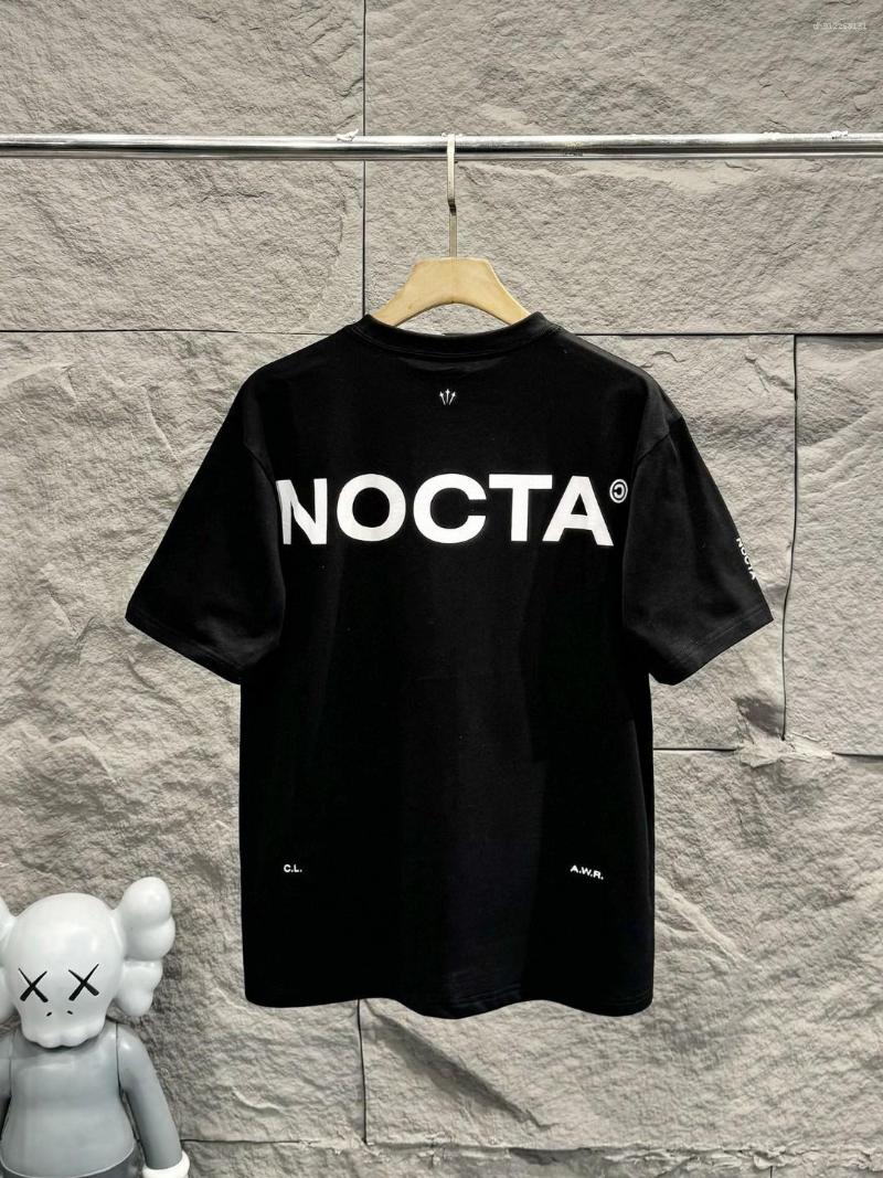 Men's T Shirts Drop Nocta 2026 Summer Couple Letter Printed Round Neck Short-Sleeved T-Shirt Black Gray Green