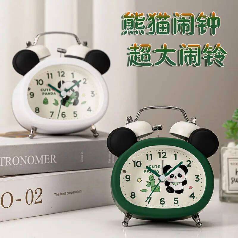 Panda For Children Girls Boys Like Clocks Student-specific Wake-up Artifact Living Room Bedroom Desk Alarm Clock W260130