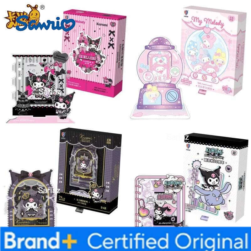 Sanrio KB Official New Anniversary Series Collectible Cards My Melody Kuromi - Anime Merchandise and Holiday Gifts H260130