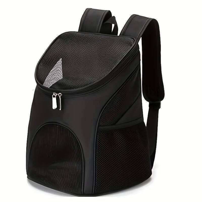 1pc Nylon Material Pet Large Capacity Breathable Portable Backpack Suitable For Small Dog 26H0130