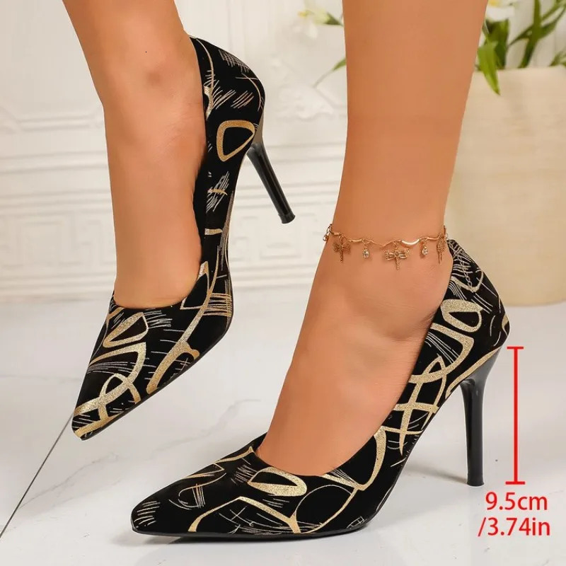 Retro Chinese Style Pointed Thin Heel Banquet Single Shoes for Women Spring Sexy Cheongsam High Heels 260123