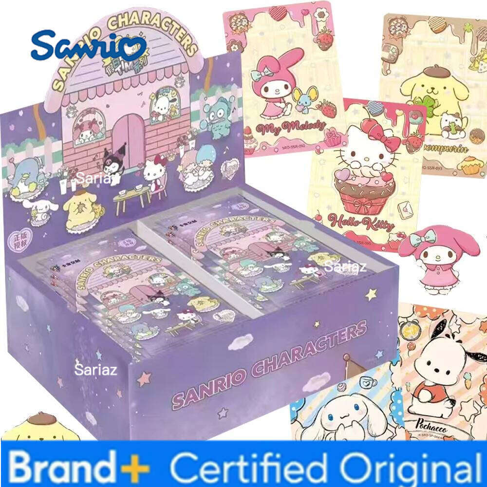 Sanrio Classic Japanese IP Collection Beloved Celebrity Family Members Pure Time Hand Drawn Rare Hidden Cards Boy Girl Toy Gift H260130