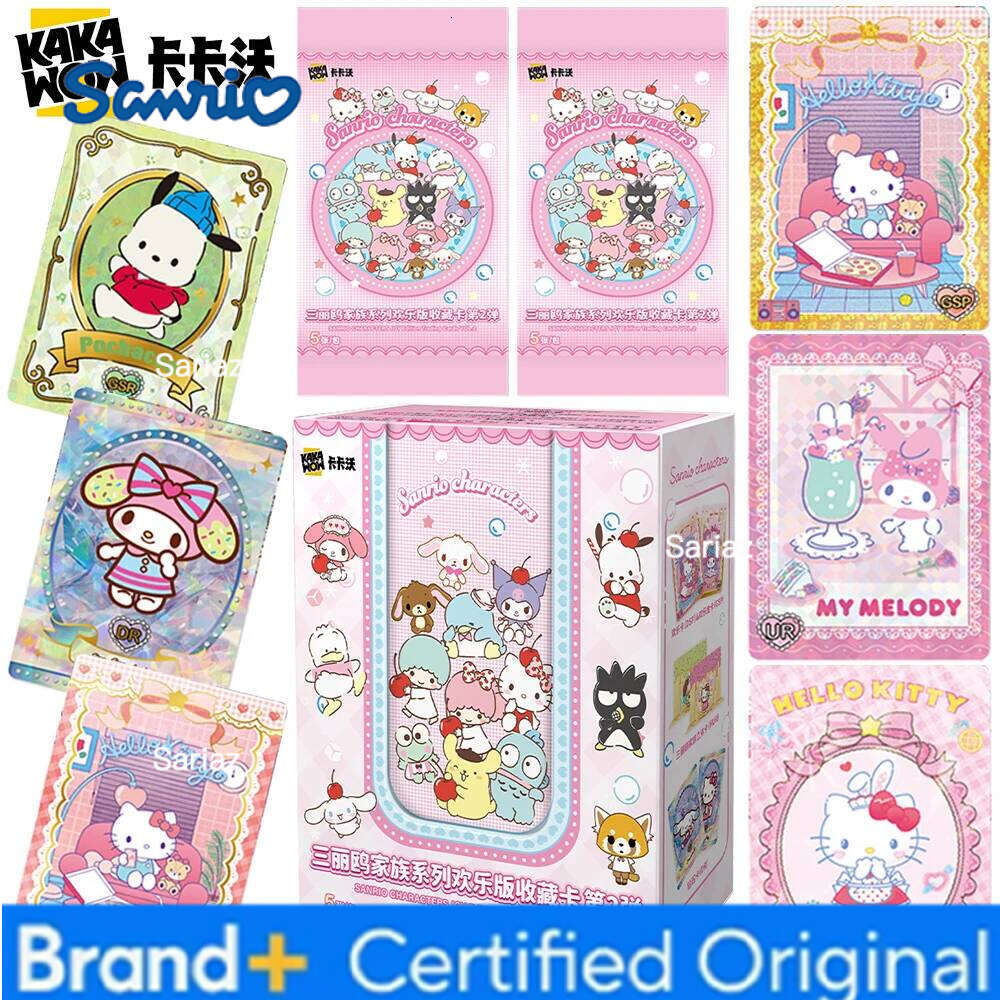 Sanrio Original Kakawow High Quality Rare Character Sweet Cute Cartoon Family Limited Edition Card Toy Fans Cherish Gifts H260130