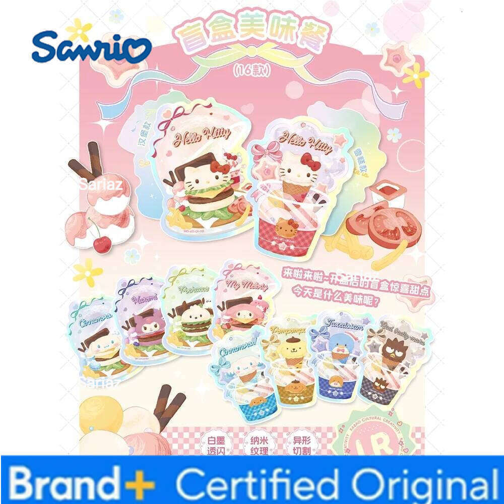 Sanrio Original Kabao Collection Japanese Cartoon Star Character Floral Luck Series Polaroid Cards Fans Favorite Toy Gifts H2601301