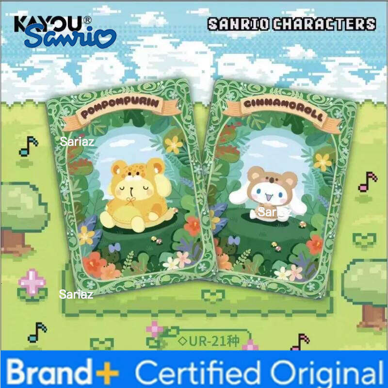 Sanrio KAYOU Family Series Mengmeng Cards Genuine Original Animation Cartoon Collection Card Peripheral Toy Gift H260130