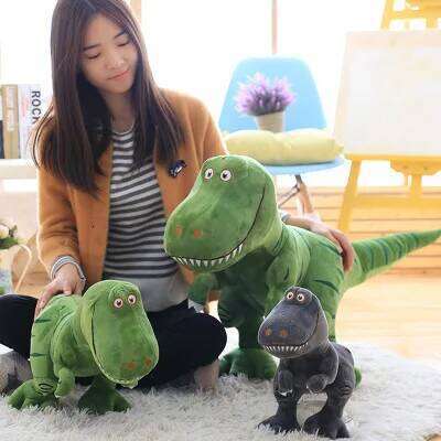 1pc 40cm New Dinosaur Plush Toys Cartoon Tyrannosaurus Cute Stuffed Dolls for Kids Children Boys Birthday Gift Y260128