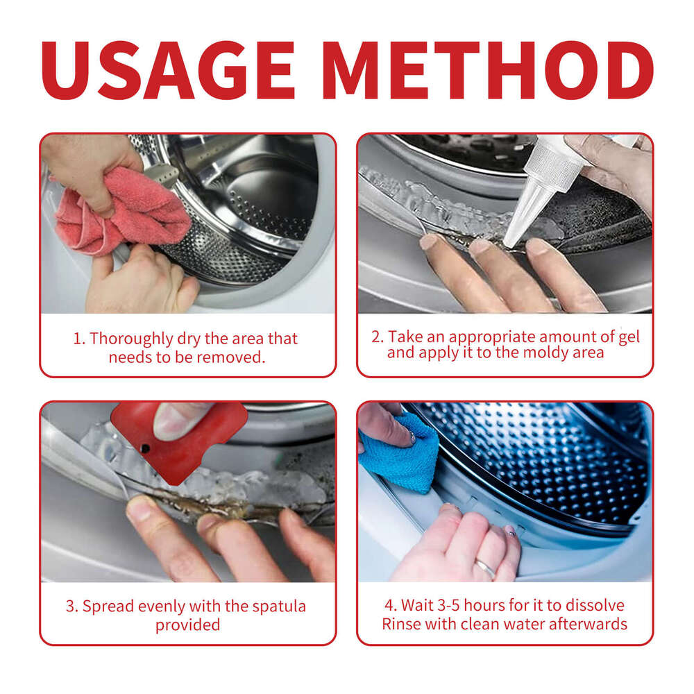 Jaysuing Mildew Removal Gel Bathroom Wall Floor Anti-Mold Agent Tile Gap Cleaner Stain Remover S260130