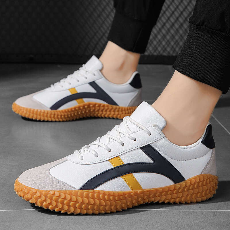 Hot-Selling Large Size 47 Unisex Tug-of-War Leather Casual Couple Forrest Gump Non-Slip Team Building Sports Shoes Wholesale for Men