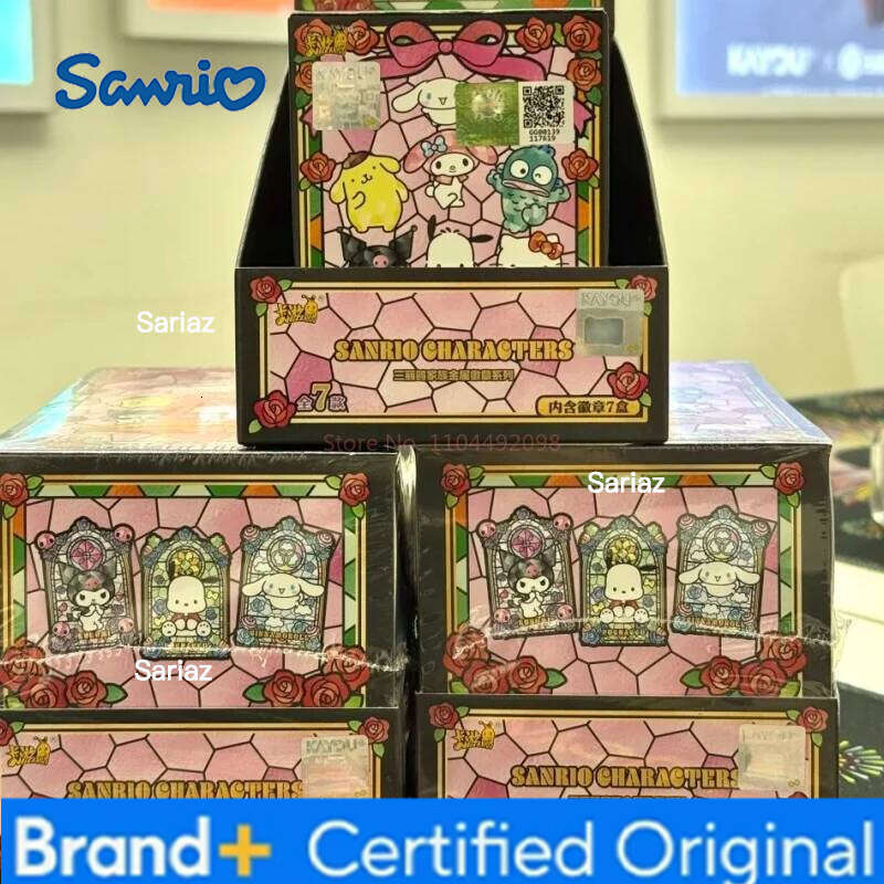 Sanrio Genuine In Stock Kayou Family Metal Series Pin Badge Acg Goods Cute Toys Decoration Birthday Surprise Gift H260130