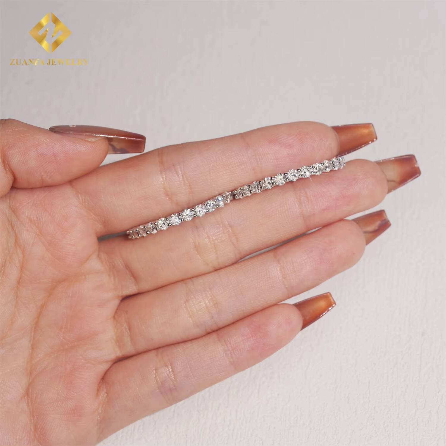 GRA Certificate 18K Gold Plated 925 Silver Big Hoop Iced Out Diamond Women Jewelry Hip Hop VVS Moissanite Hoop Earrings