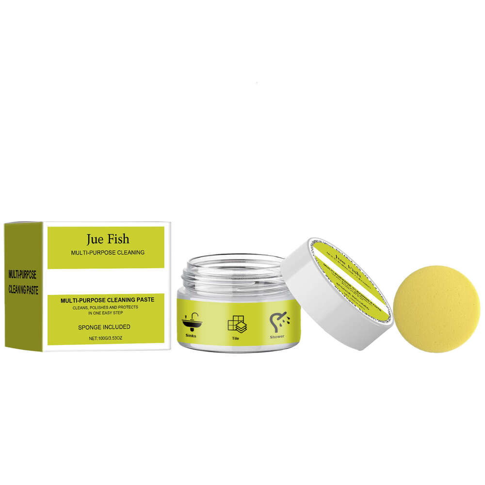 Jue-Fish Multi-Purpose Cleaning Paste Household Kitchen Bathroom Furniture Oil and Water Stain Multi-Functional Cleaner S260130