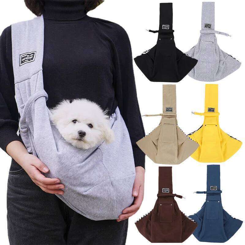 Comfortable Dog Crossbody Shoulder Outdoor Travel Portable Cat Puppy Sling Carrier Bag Pet Carrying Supplies 26H0130