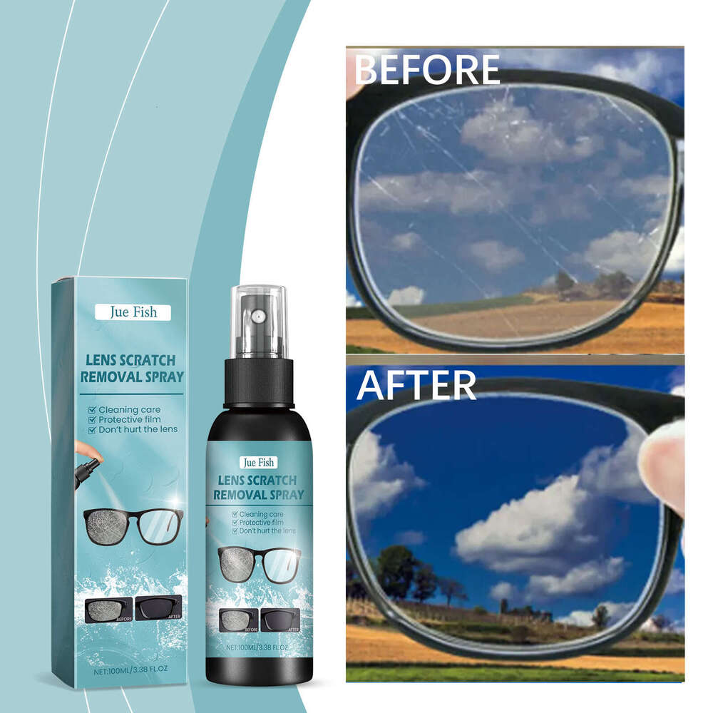 Jue-Fish Scratch Remover Repair Scratches Refurbishment Glasses Lens Glass Blurring Maintenance Agent S260130