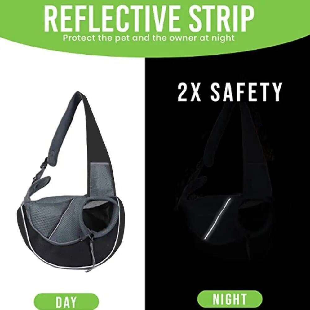 Travel Pets Products Crossbody Sling Strap Shoulder Dog Cat Carrier Pet Carrying Bag 26H0130
