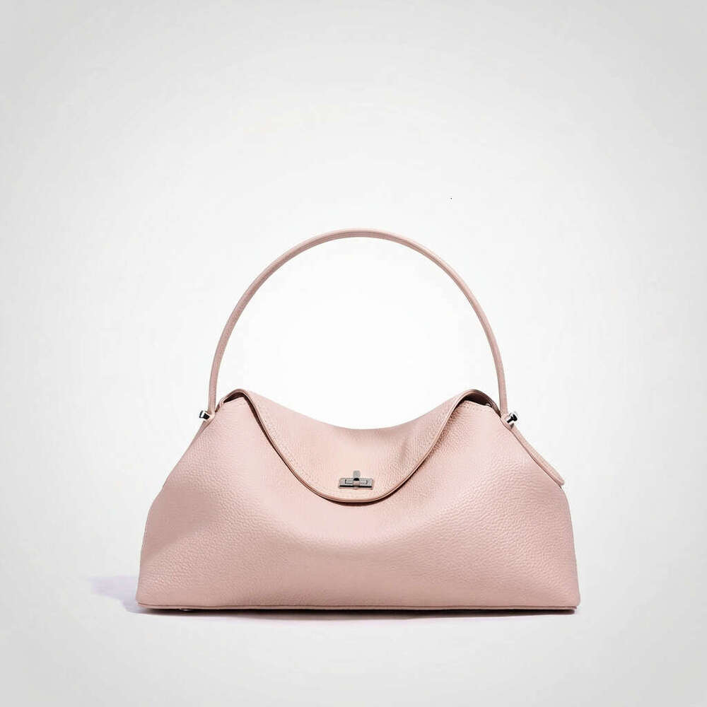 Totebag Shoulder ROSE NOIRE Genuine Leather Commuter Versatile Single Women S Crossbody Bag Simple Large Capacity High End Feel Top Layer Cowhide Hand