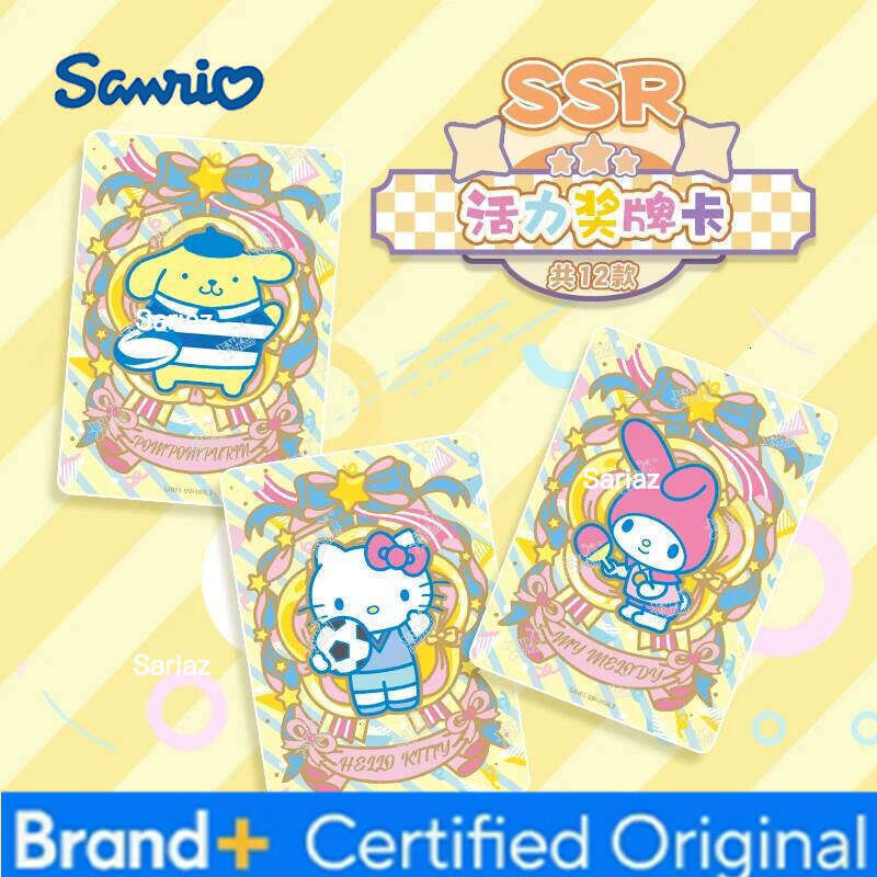 Sanrio KAYOU Genuine Series Anime Character Cinnamoroll Kuromi My Melody Cute Girl Toy Birthday Gift Collection Card H260130
