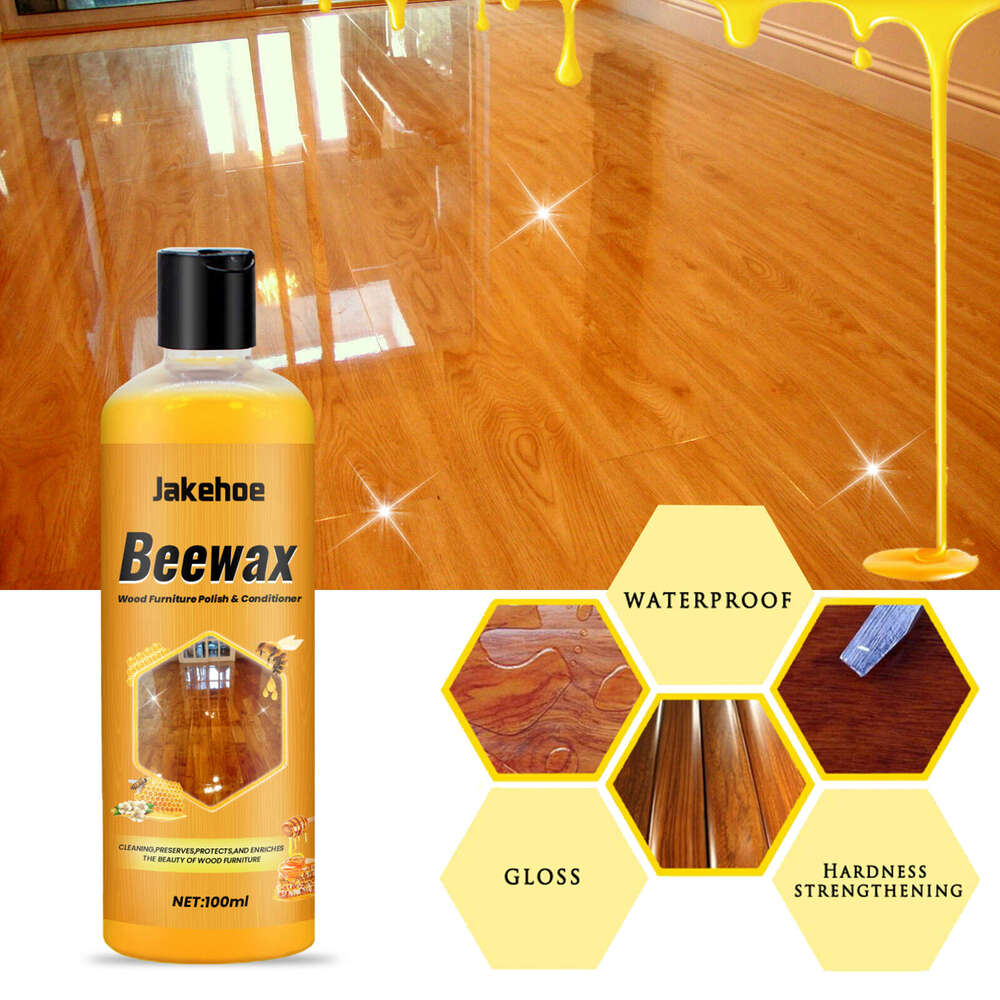 Jakehoe Cleaner Household Wooden Floor Protection Cleaning Maintenance Wax Stain Removal Dustproof Brightening Polishing S260130