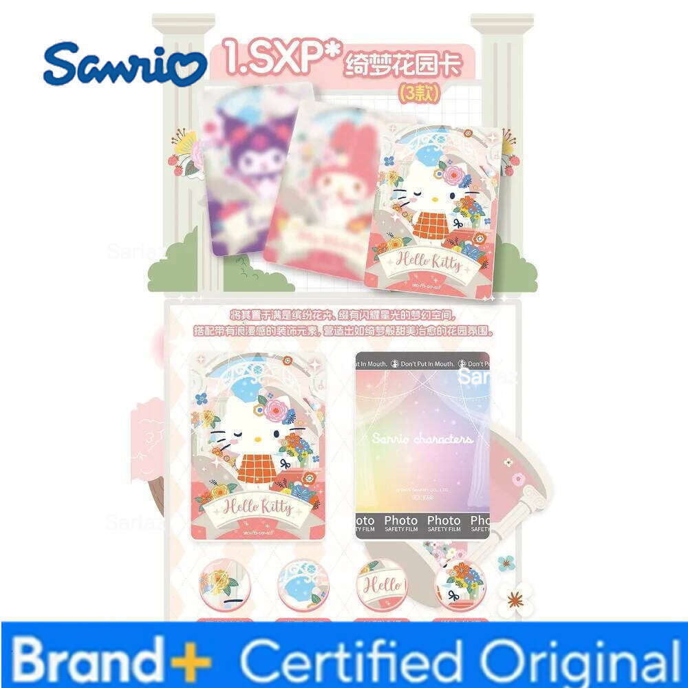 Sanrio New Genuine Kabao Collection Fans Cherish Trendy Graffiti Polaroid Card Healing Cartoon Star Creative Peripheral Toy H260130