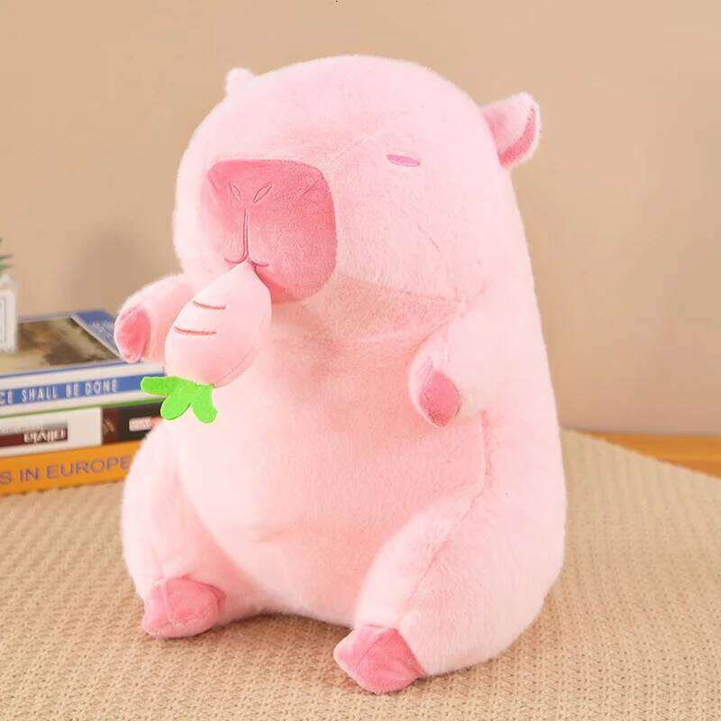 30cm Capybara Simulation Capibara Anime Fluffty Toy Kawaii Plushie Cute Stuffed Animals Soft Doll Plush Gift Kid Toys Y260128