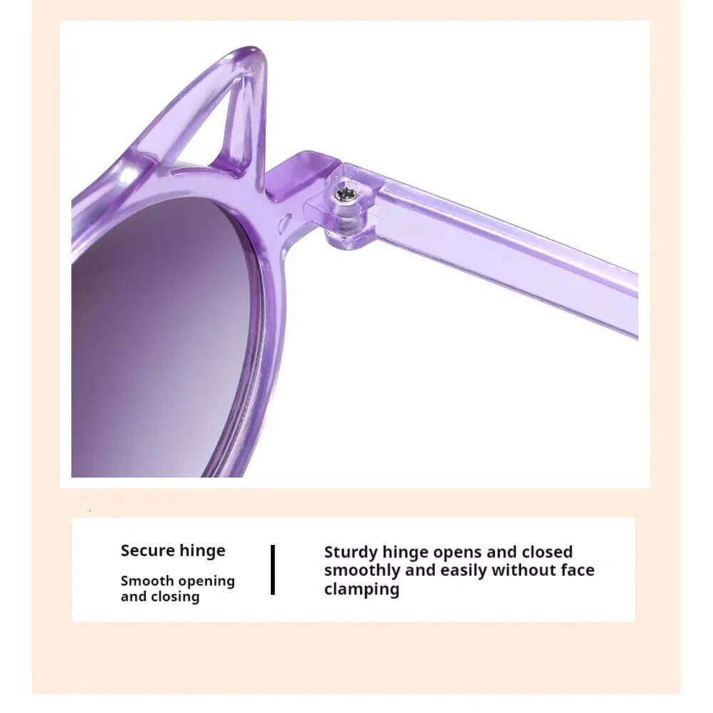 2025 UV Protection Cute Baby New Cat's ears Children's Fashion Personality Sunglasses H260130