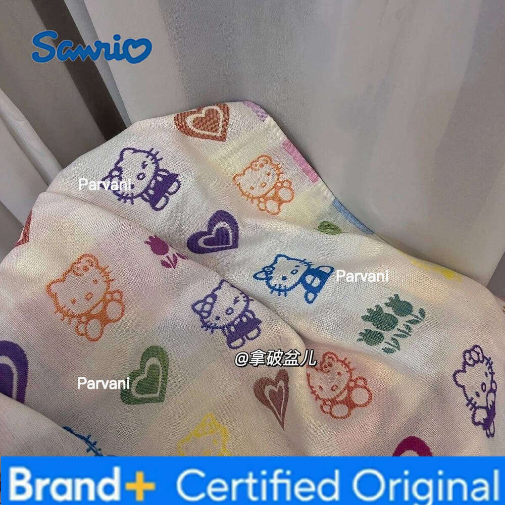 Sanrio Hello Kitty 3 Piece Cotton Gauze Bath Towel Set Super Absorbent Quick Dry Non Shedding For Students Bathroom Beach Poo H2601301