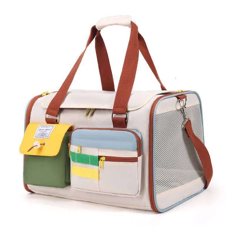 Portable Outdoor Cats Dogs Backpack Carying Bag Comfortable Breathable Large Capacity Shoulder Handbag for Pet Products 26H0130