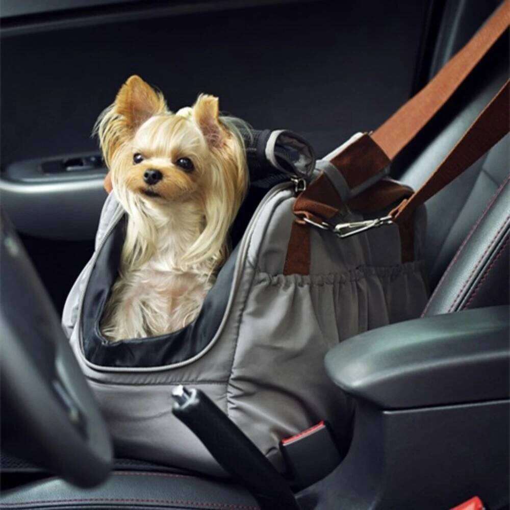 Portable Pet Carrier Cat Travel Bag with Cover for Small Dogs Cats Puppies Soft-Sides Car Seat Safe Bed Dog Handbag 26H0130