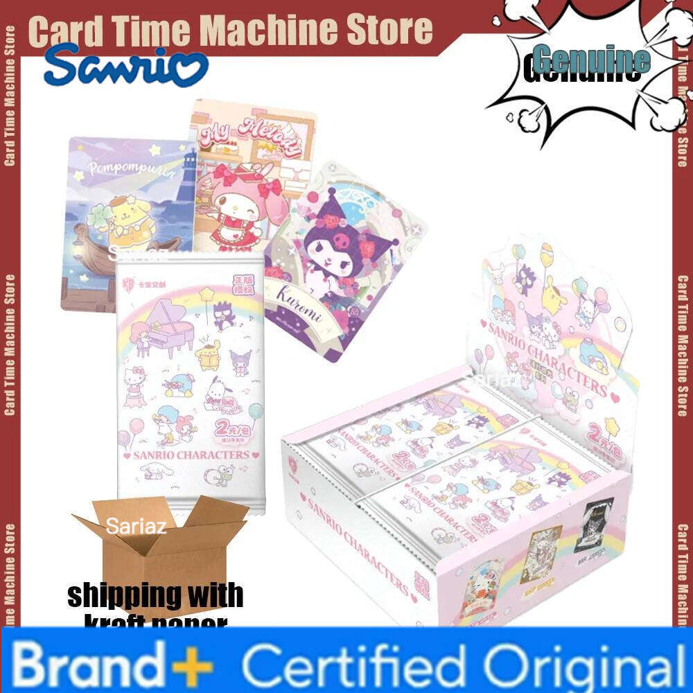 Sanrio Kayou Stroll Through Time Volume 7 Trading Cards Collection Card Anime Character Cute Kuromi Kitty Gifts Toy H260130