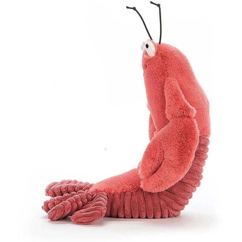 New Larry Soft Animals Shrimp Stuffed Dolls Cute Plush Lobster Toys for Baby Kids Children Funny Gift Y260128