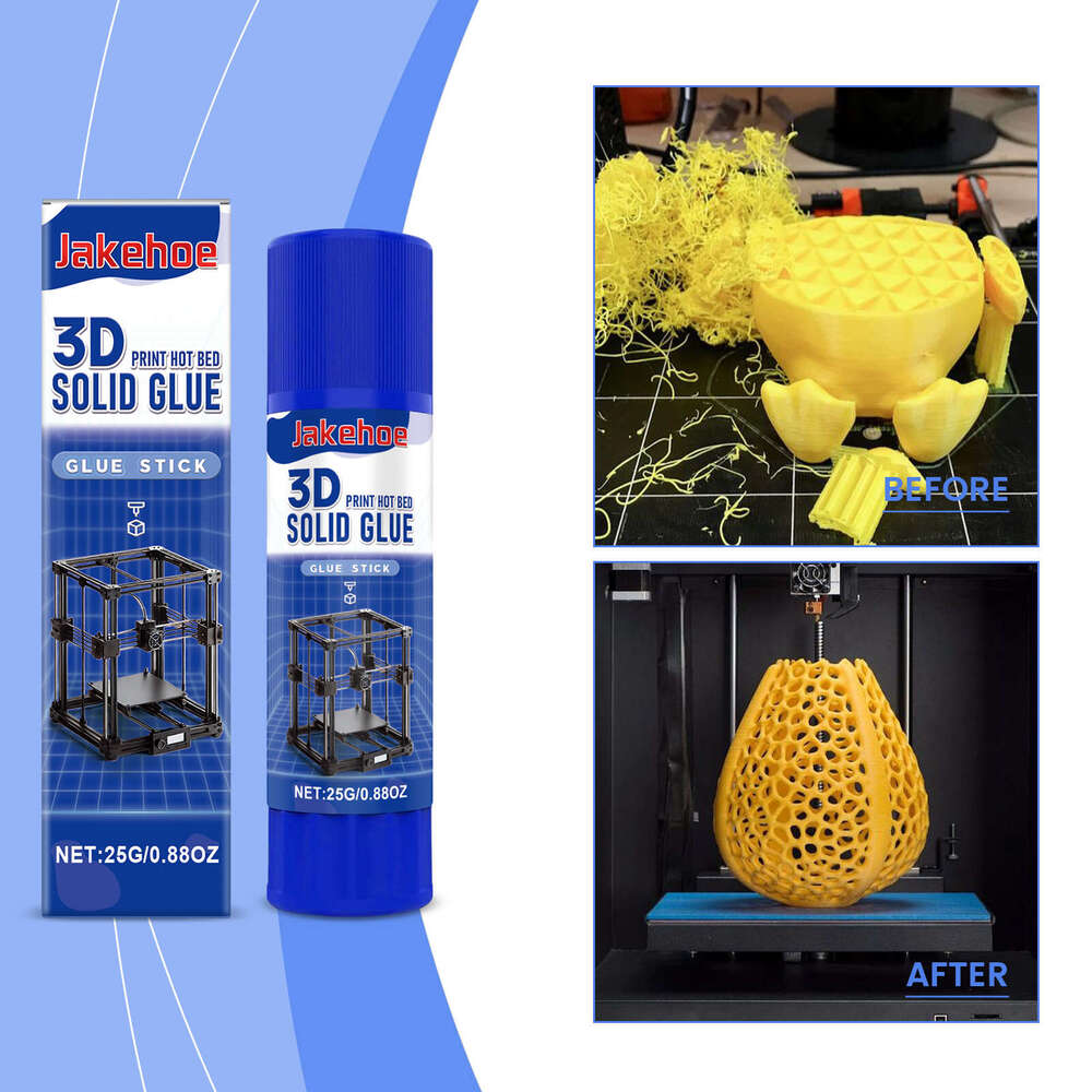 Jakehoe Printer Multi-functional 3D Printing Glue Stick Easy to Clean Suitable for Various Hot Bed Materials S260130