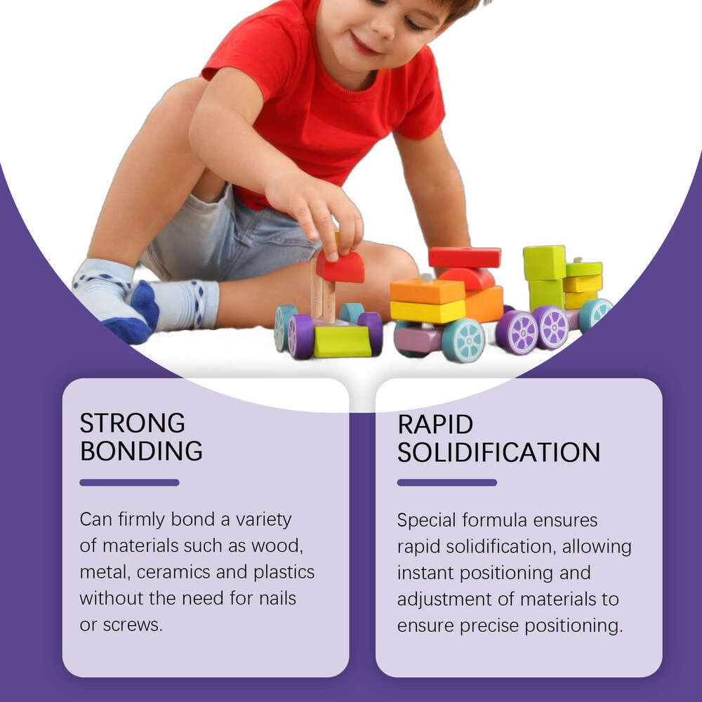 Jakehoe Adhesive Wood Metal Ceramic Plastic Repair Multi-Purpose Waterproof Nail-Free Glue S260130