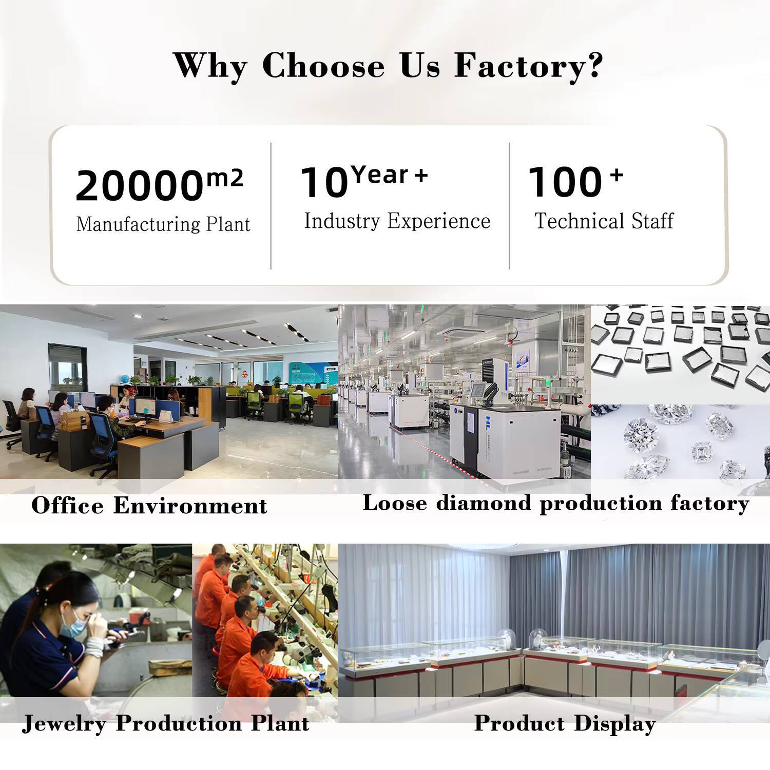 Custom 14K 18K Oem Competitive Price Screw Back Cvd Asscher Cut Lab Grown Diamond Stud Earring for Women