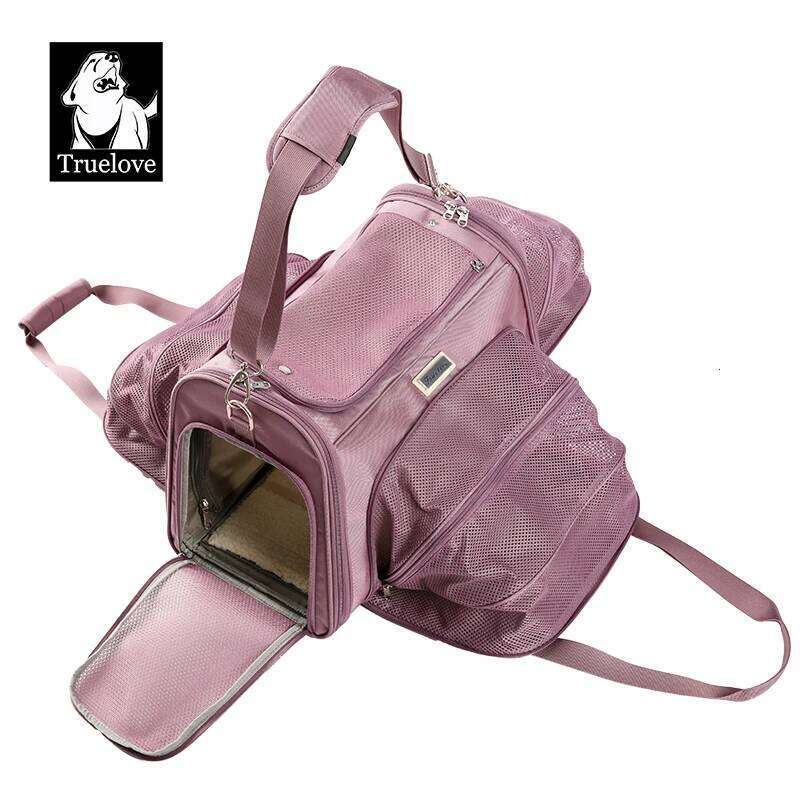Truelove Nylon Oxford Large Space Comfortable Travel Foldable Hook Pet Bag Portable Puppy Cat Carrier Backpack TLX4971 26H0130