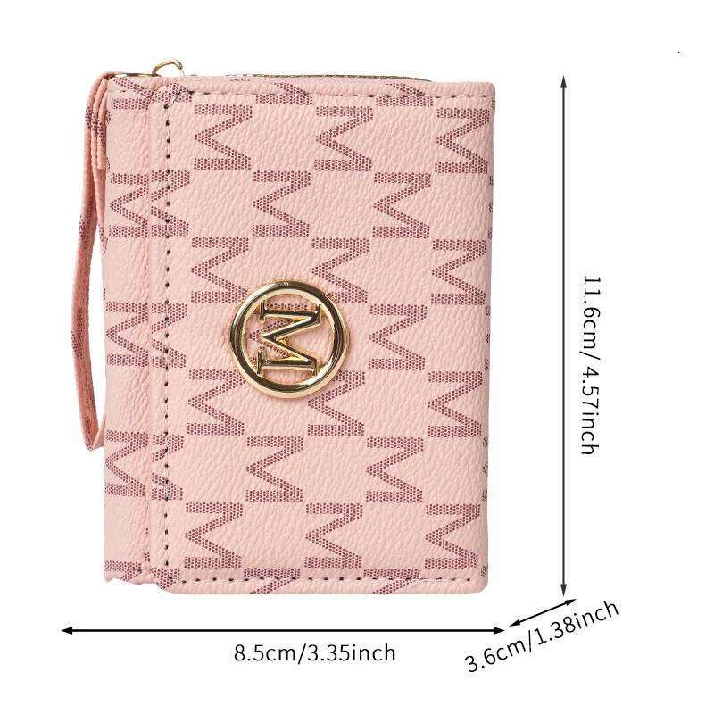 New style women's short, European and American PU high-end coin purse, printed, multi-card slots, small wallet, money cl Z260130