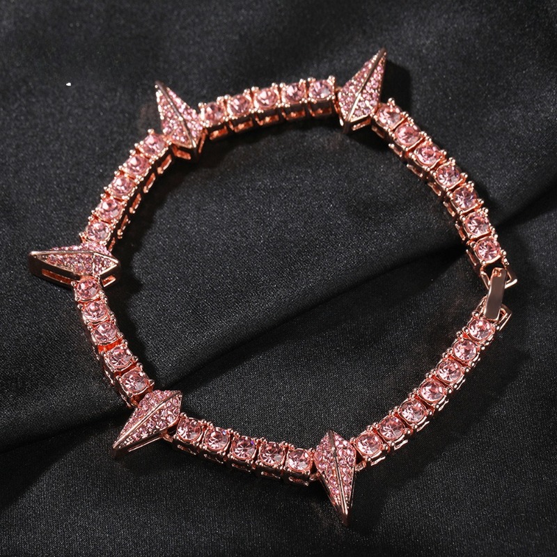 Jewelry Bracelet Hip Hop Alloy Rhinestone Panther Bracelet Premium Minimalist Unisex Design Adjustable Trendy Fashion Accessory for Men and Women