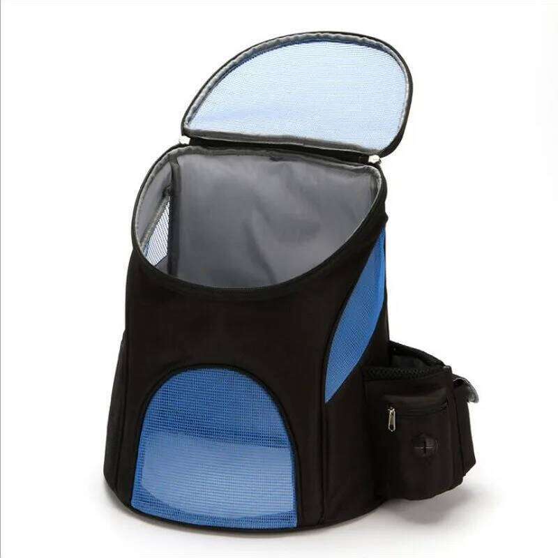 Pet foldable pet portable for going out mesh breathable with side pocket cat and dog backpack 26H0130
