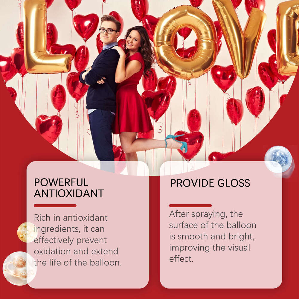 DOWMOO Enhances Balloon Atmosphere Gloss Long-lasting Effect Creates Textured Highlight Spray S260130