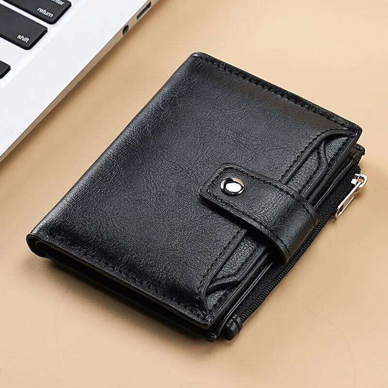 Wallets and Purses PU Leather Money Bag Female Short Hasp Purse Small Coin Card Holders Clutch New Men Women Wallet Z260130