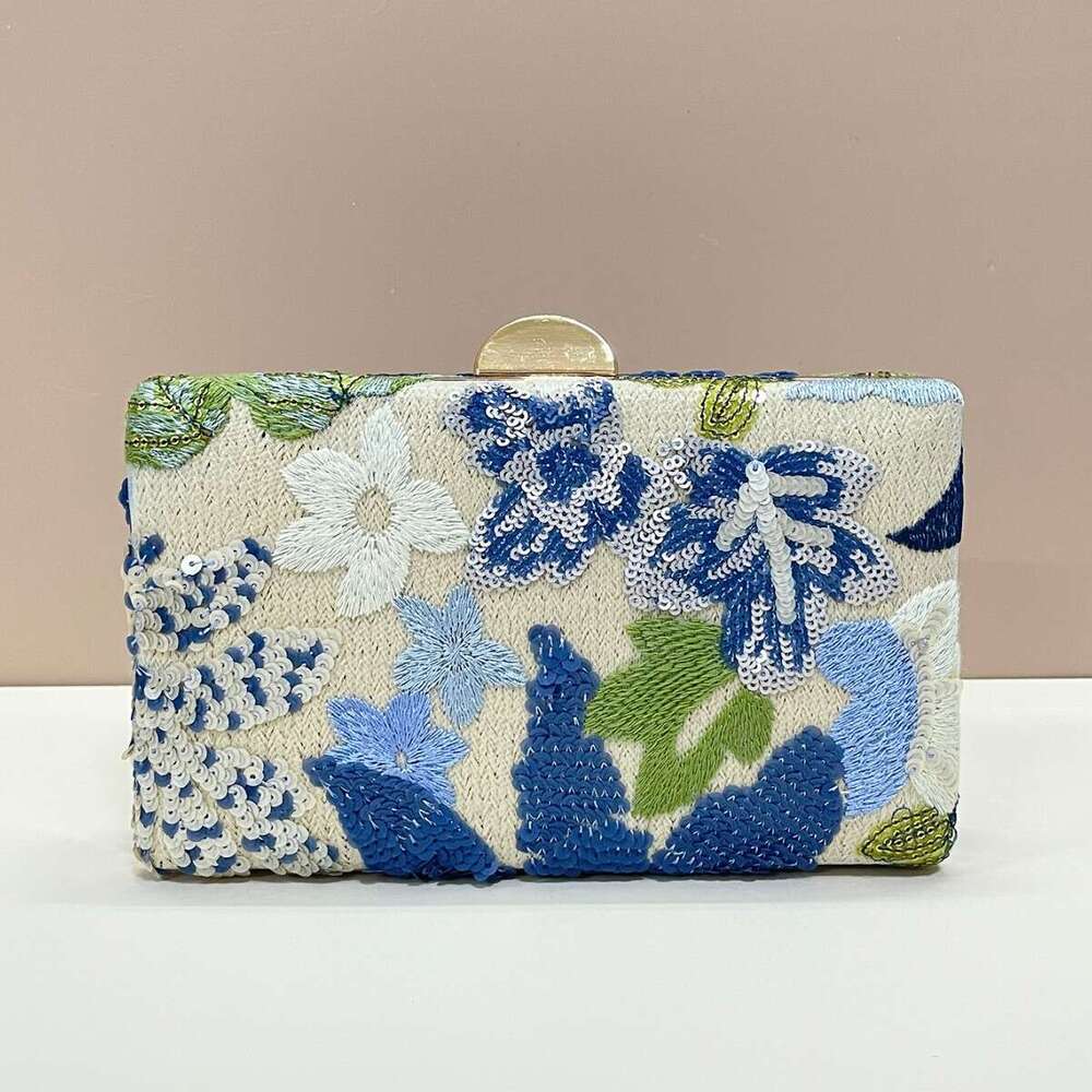 Handbag Sequin Embroidery Niche Design Evening Dress Cheongsam Women's Bag Clutch Purse Shoulder bags crossbady bag